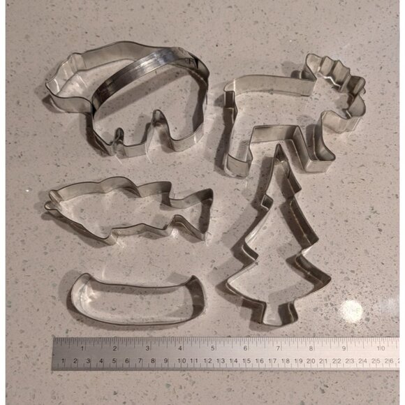 Whimsical Forest Adventure Cookie Cutter Set Stainless Steel Baking Tools - Picture 4 of 8